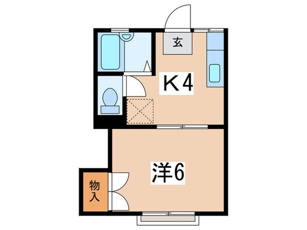 アパートメント島田の物件間取画像